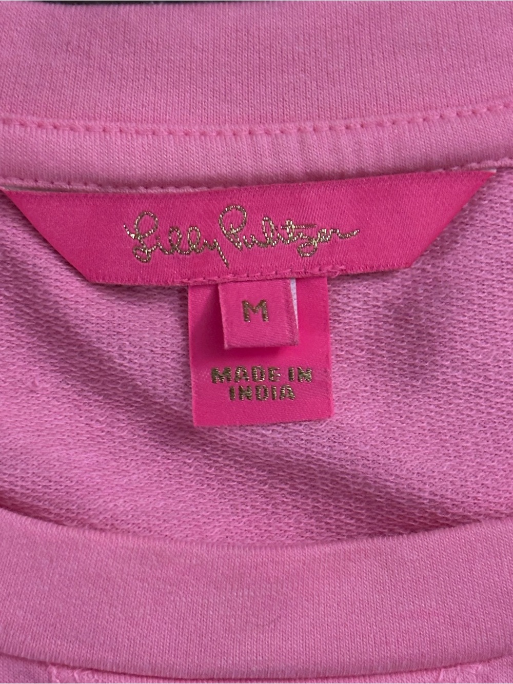 Lilly Pulitzer pink deva Sweatshirt size womens medium. - Picture 6 of 6